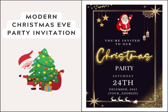 Christmas Eve Party Invitation Template