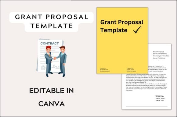 Grant Proposal Template Word Canva: A Professional Tool for Small Businesses