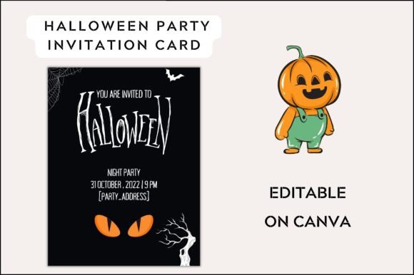 Halloween Party Invite Card