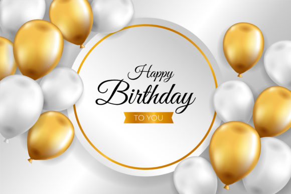 Happy Birthday Background Design: A Versatile and Editable Option