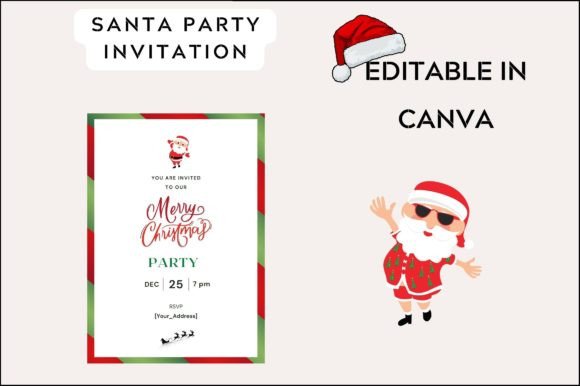 Make Your Christmas Extra Special with a Santa Party Invitation Card