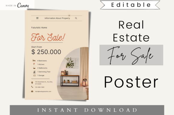 Maximize Your Real Estate Marketing with a Professional For Sale Poster