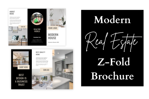 Modern Real Estate Z-Fold Brochure: A Smart Tool for Effective Property Marketing