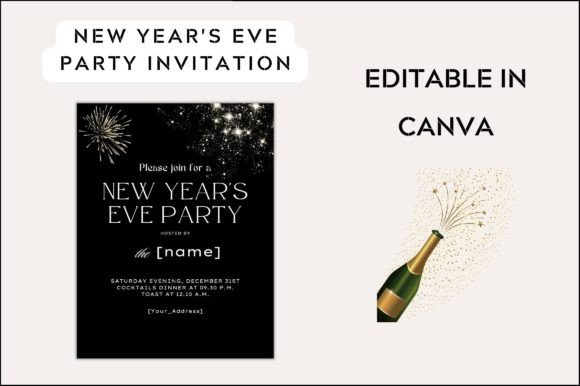 New Year Invite Card Printable: A Practical Choice for Halloween Parties