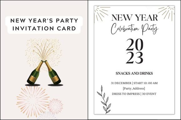 New Year Party Invite Editable: A Smart Way to Celebrate the New Year