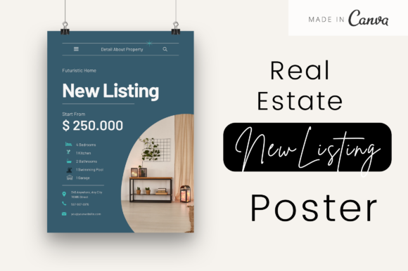 Real Estate New Listing Poster